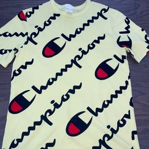 Champion men’s yellow t-shirt